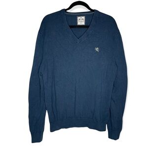 Express men’s blue vneck sweater size xl 100% cotton